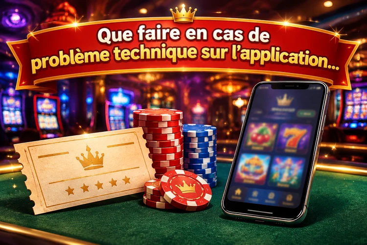 Que faire en cas de problème technique sur l'application mobile?