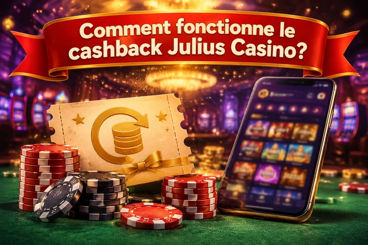 Comment fonctionne le cashback Julius Casino?