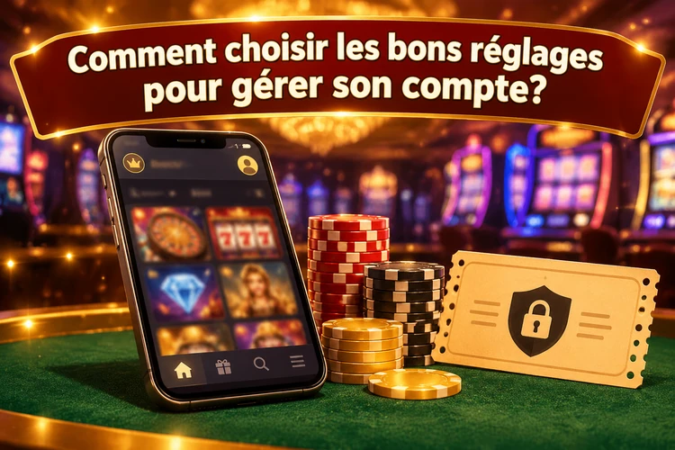 Comment choisir les bons réglages pour gérer son compte?