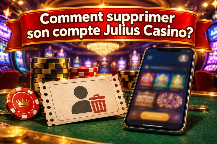 Comment supprimer son compte Julius Casino?