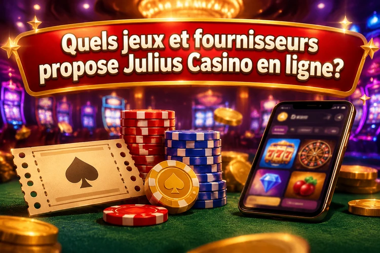 Quels jeux et fournisseurs propose Julius Casino en ligne?
