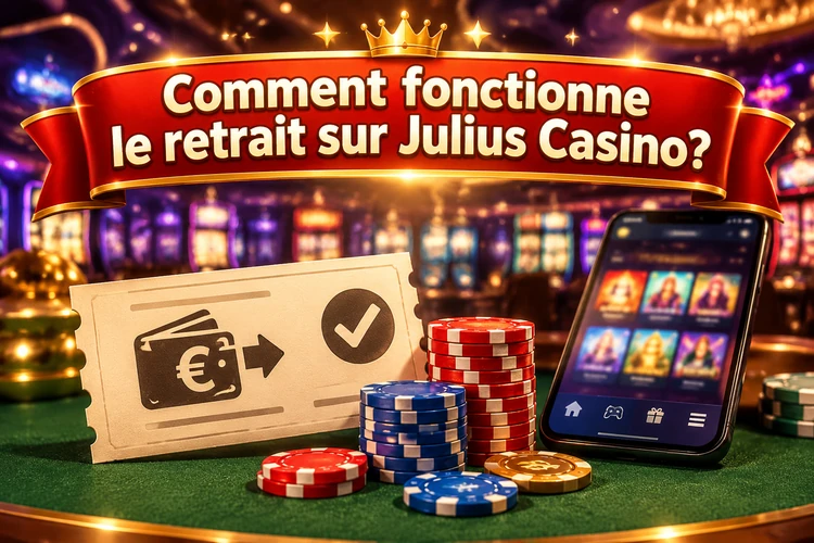 Comment fonctionne le retrait sur Julius Casino?