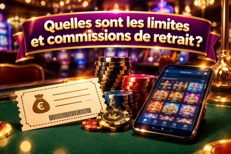 Quelles sont les limites et commissions de retrait?